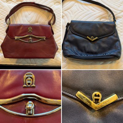Pair of Vintage Etienne Aigner Purses (LR-RG)