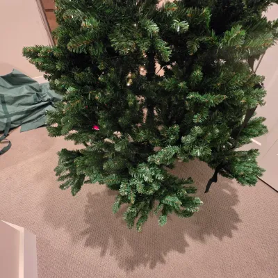 Pair of Artificial Christmas Trees (BB-JS)