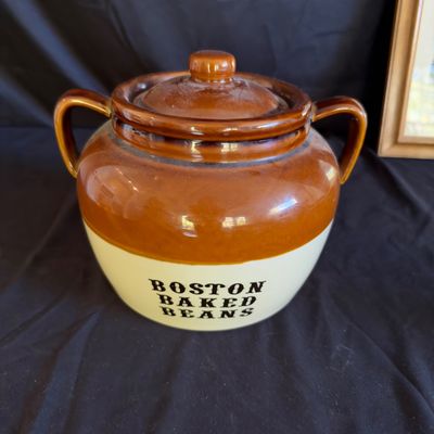 Country Home Decor - Wooden Stool, Boston Baked Bean Pot & More (LR-RG)