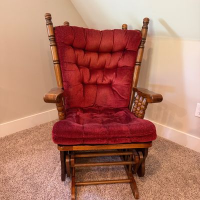 Best Chairs Glider Rocker & Ottoman (UD-MG)