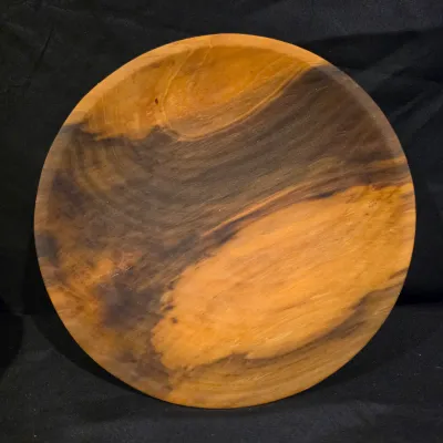 Three Artisan Hand-Turned Wood Vessels (G-JS)