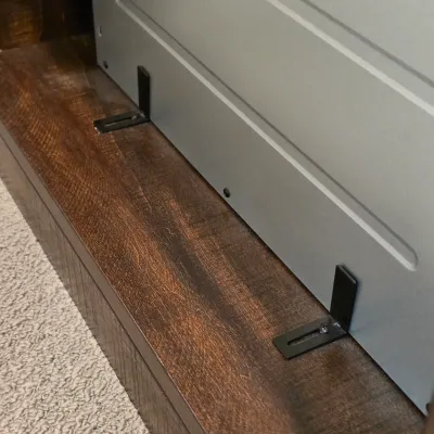 Twin-Star Media Console w/ Electric Fireplace (BLR-JS)
