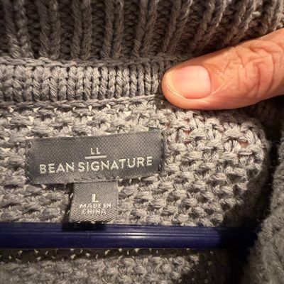L.L. Bean Signature & Saddlebred Men's Sweaters/Fleeces L/XL (PBC-RG)
