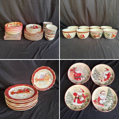 Certified International Christmas Ceramic Dishware & Bowls (K-MG)