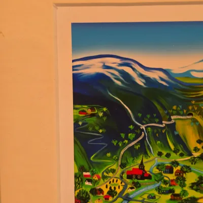 Pair of Norwegian Scene Art Prints (BB-JS)