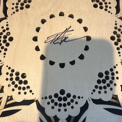 Layered Laser Cut Wood Mandala Signed Wall Art Titled “Proud Assertion” (PB-MG)