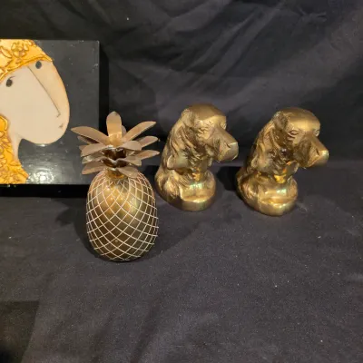 Brass Trinkets, Boxes, Bookends & More (G-JS)