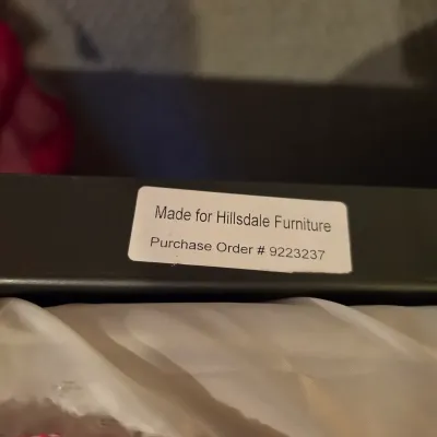 Hillsdale Furniture Black Metal Daybed w/ Trundle (BLR-JS)