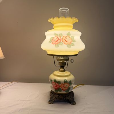 Painted Floral Table Lamps (UD-MG)