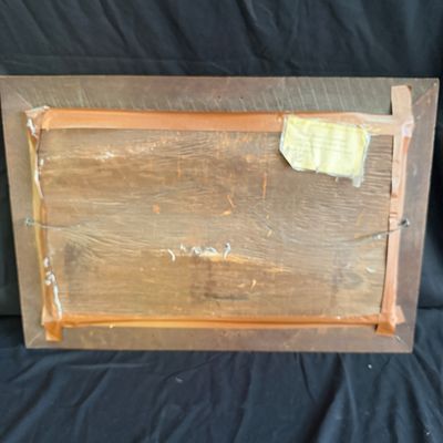 Wooden Framed Mirror with Gilt Inner Accent (PB-MG)