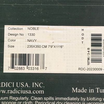 Radici USA Noble Navy Area Rug 7'9" x 11'6”" (LR-RG)