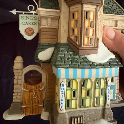 Department 56 Snow Village & Dickens' Village Ceramic Houses (LR-RG)