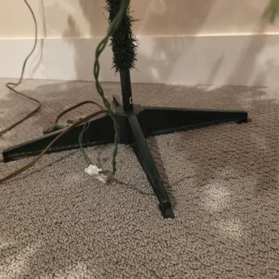 Pair of Artificial Christmas Trees (BB-JS)