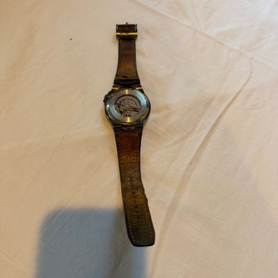 Bulova Automatic 21 Jewels Skeleton Watch (PB-MG)