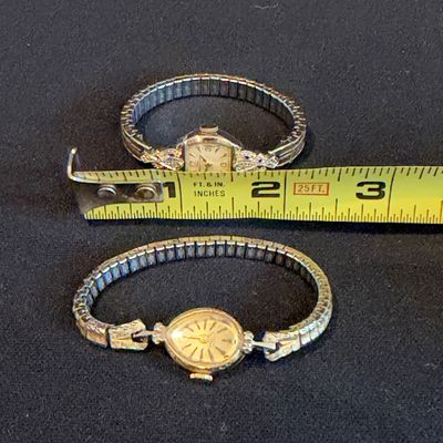 Vintage Hallmark/Waltham & 14K Germinal Voltaire Women's 17 Jewels Wristwatches (K-RG)