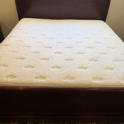 King Size Wooden Sleigh Bed Frame (PB-MG)