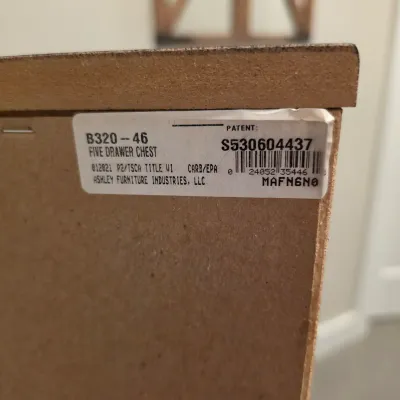 Ashley Furniture Five Drawer Chest (BB-JS)