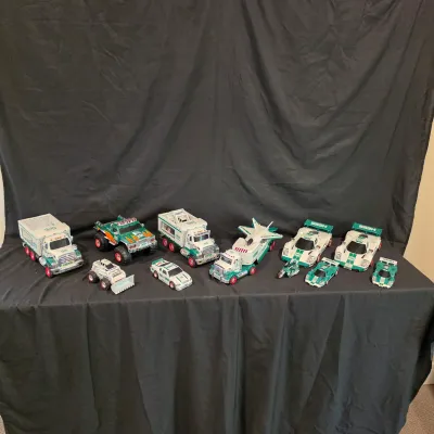 Collection of Hess Toy Trucks & Vehicles. (G-JS)