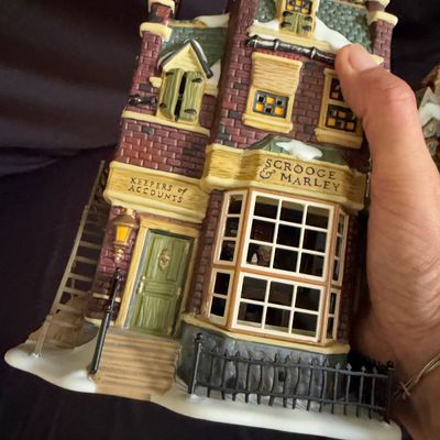 Department 56 Snow Village & Dickens' Village Ceramic Houses (LR-RG)