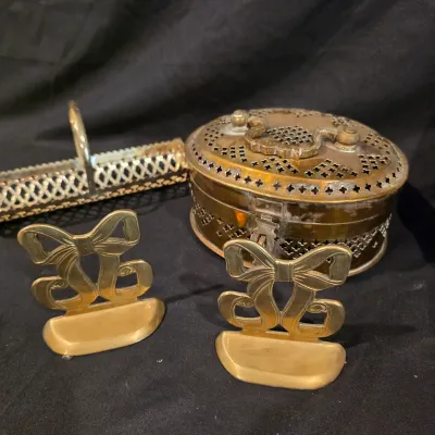 Brass Trinkets, Boxes, Bookends & More (G-JS)