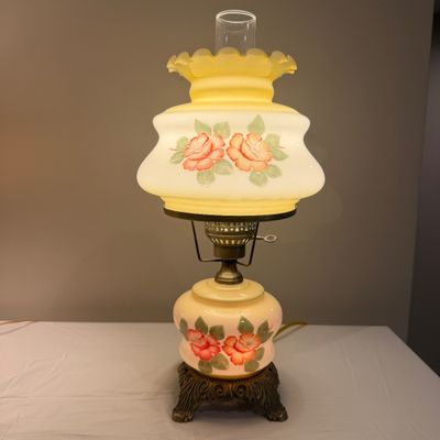 Painted Floral Table Lamps (UD-MG)
