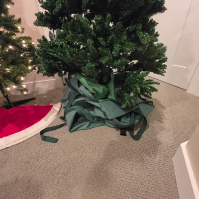 Pair of Artificial Christmas Trees (BB-JS)