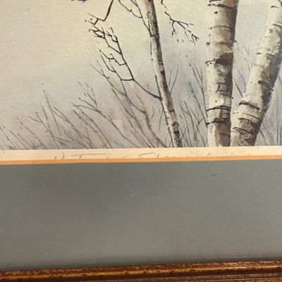 N. Taylor Stonington Signed 'Sun Valley Lodge' Print (BLR-MG)