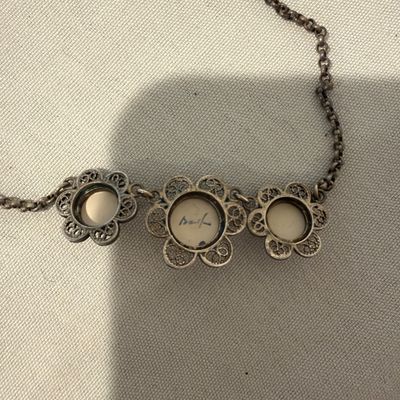 Delft Ceramic Christmas Tiles & Delft Style 835 Necklace (BLR-MG)