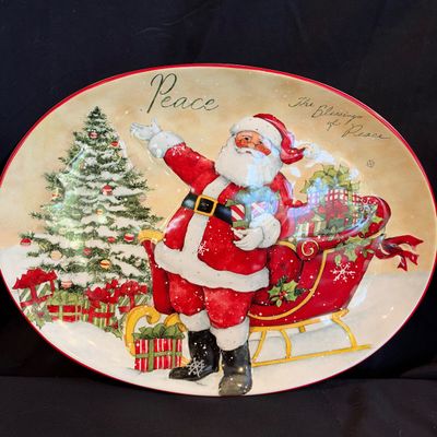 Certified International Christmas Dinnerware & Cookie Jar (PB-RG)