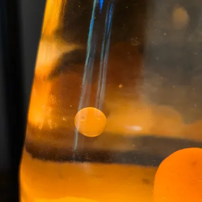Brushed Metal Lava Lamp (BLR-JS)