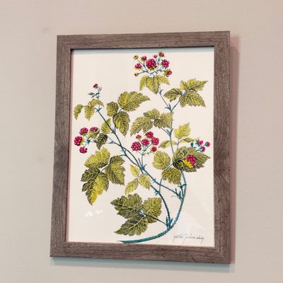 Set of 4 Signed Botanical Prints By Gretchen Jackson Clasby (PB-RG)