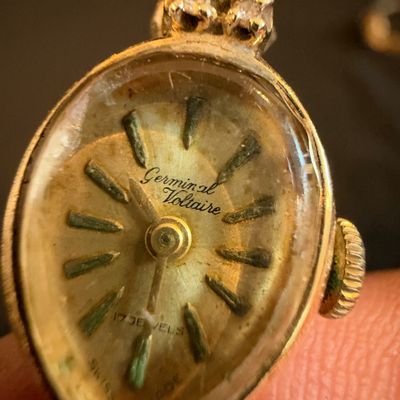 Vintage Hallmark/Waltham & 14K Germinal Voltaire Women's 17 Jewels Wristwatches (K-RG)