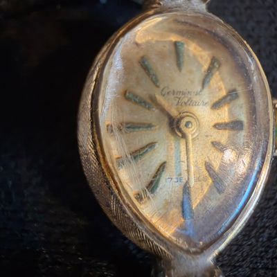 Vintage Hallmark/Waltham & 14K Germinal Voltaire Women's 17 Jewels Wristwatches (K-RG)