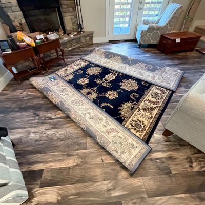 Radici USA Noble Navy Area Rug 7'9" x 11'6”" (LR-RG)