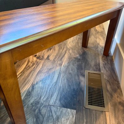 Wooden Entry Bench with Tapered Legs (PB-MG)