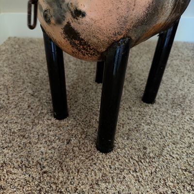 Welded Scrap Metal Goat Sculpture (LR-RG)