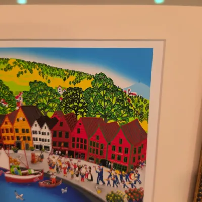 Pair of Norwegian Scene Art Prints (BB-JS)