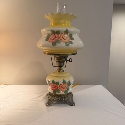 Painted Floral Table Lamps (UD-MG)