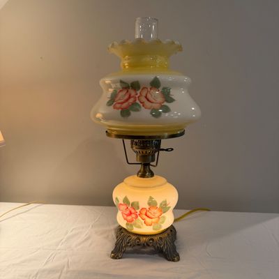 Painted Floral Table Lamps (UD-MG)