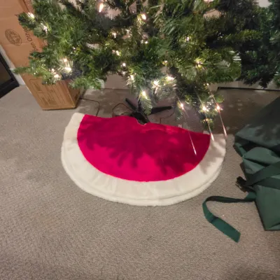 Pair of Artificial Christmas Trees (BB-JS)