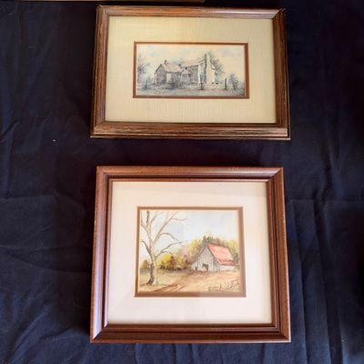 Country Home Decor - Wooden Stool, Boston Baked Bean Pot & More (LR-RG)