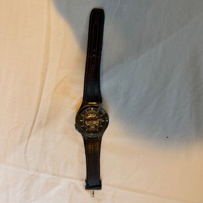 Bulova Automatic 21 Jewels Skeleton Watch (PB-MG)