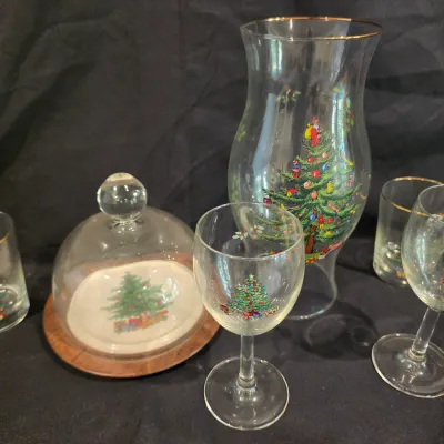 Festive Christmas Glassware & More (G-JS)