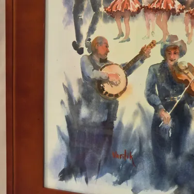 Ann Vasilik Watercolor Painting (BB-JS)