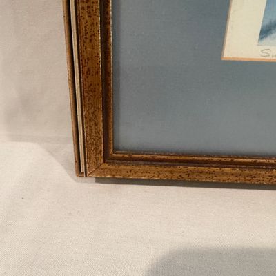 N. Taylor Stonington Signed 'Sun Valley Lodge' Print (BLR-MG)