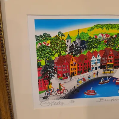 Pair of Norwegian Scene Art Prints (BB-JS)