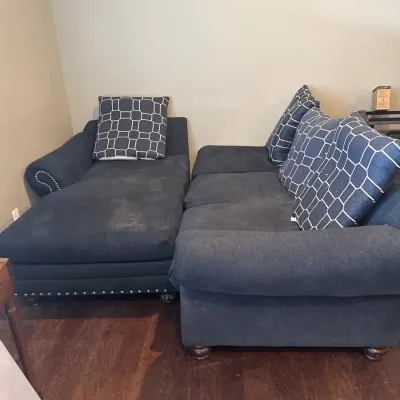 Blue Sectional Sofa