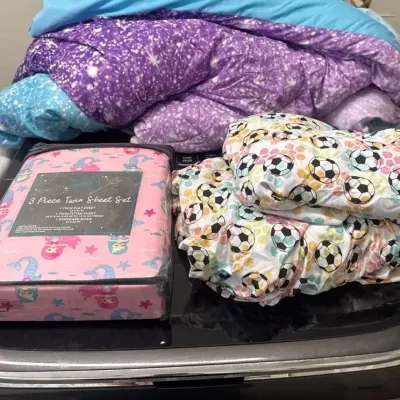 Comforter And 2 Sets Twin Sheets