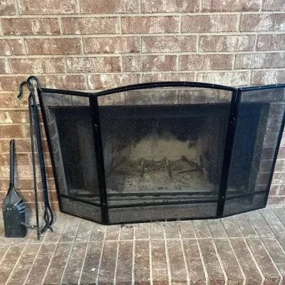 Fireplace Screen And Accessories 