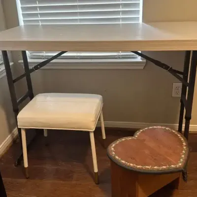 Folding Table And Stools